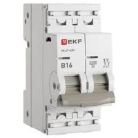 Автомат 2Р 16А B 4,5кА ВА47-63N EKF PROxima