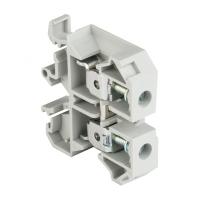 Зажим клеммный DIN-рейка 16мм2 90А серый EKF 