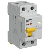 Устройство защиты от дугового пробоя (УЗДП) 1P+N 63A IEK KARAT
