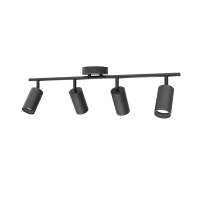 Светильник настенный (спот) 4*35Вт GU10 черный поворотный Jazzway поворотный корпус