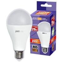 Лампа свд 220В E27 20Вт 3000К 1800лм стандарт A60 матовая Jazzway 