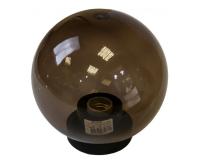 Светильник НТУ шар 100Вт E27 дымчатый d-300мм, посад.d-60мм IP44  SVET