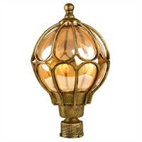 Светильник садово-парковый на опору 60Вт E27 металл черное золото IP44 