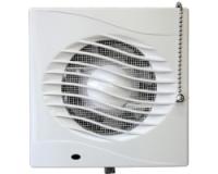 Вентилятор вытяжной d100 белый с веревочным выключателем ЭВЕНТ 