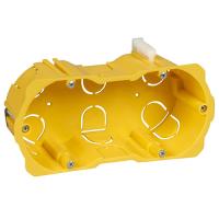 Коробка 151*71*52 овал гипсокартон IP30  двойная