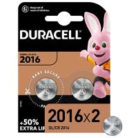 Батарейка дисковая CR2016 BL2 Duracell 