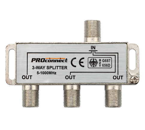 Делитель TVх3 5-1000МГц +4F-разъема