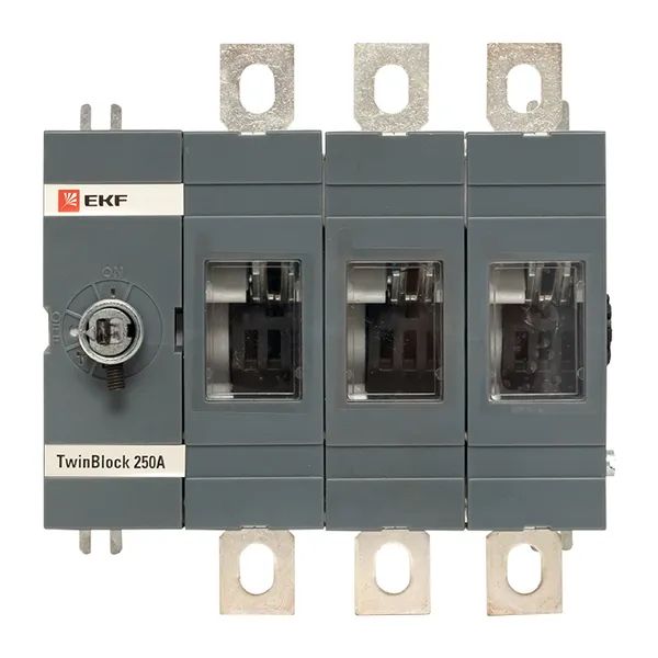 Рубильник 3Р 250А без ручки TwinBlock EKF PROxima 