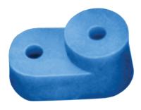 Изолятор шины угловой синий (5 шт)