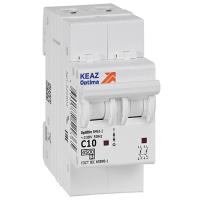 Автомат 2Р 10А C 4,5кА ВМ63 КЭАЗ OptiDin