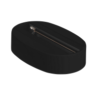 Стационарное крепление для трековых систем  черный