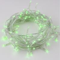 Гирлянда нить 10м зеленый 100свд с контроллером IP20 прозрачный провод 8режимов