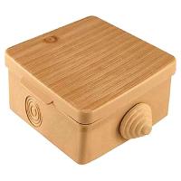 Коробка 65*65*50 квадрат сосна IP54 