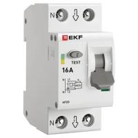 Устройство защиты от дугового пробоя (УЗДП) 1P+N 16А EKF PROxima afdd-2-16-pro