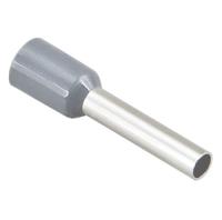 Наконечник-гильза 0,75-8 изолированный серый НШВИ КВТ 100шт