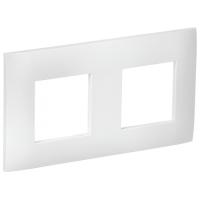 SKANDY Рамка 2-мест. SK-F02W арк. бел. IEK