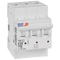 Автомат 3Р 10А C 4,5кА ВМ63 КЭАЗ OptiDin