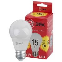Лампа свд 220В Е27 15Вт 2700К 1200лм стандарт A60 матовая ЭРА red