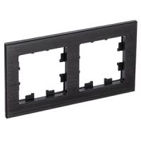 Атлас оникс рамка 2-ая универсально металл