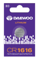 Батарейка дисковая CR1616 BL1 Daewoo 