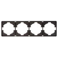 Миле Раунд черный рамка 4-ая универсально 