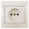 Плано бежевый розетка скрытая 1-мест IP20 