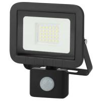 Прожектор свд 30Вт 6500К 2400лм черный датчик движения IP65 120° ЭРА 