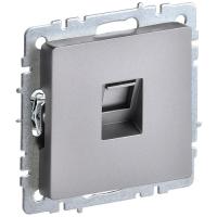 Брайт сталь розетка RJ45 скрытая 1-ая 