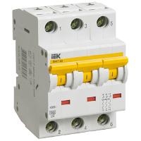 Автомат 3Р 10А D 6кА ВА47-60 IEK