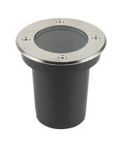 Светильник тротуарный 1*35Вт GU10 IP65 хром металл Jazzway 