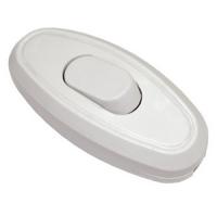 Выключатель на шнур с клавишей 6А белый