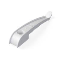 Держатель круглого кабеля односторонний для прямого монтажа на 8 мест белый 20шт Промрукав