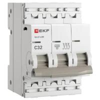 Автомат 3Р 32А C 4,5кА ВА47-63N EKF PROxima