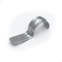 Скоба однолапковая 25-26мм сталь ПРОМРУКАВ 100шт оцинк. д/монт.пистолета б/отв.