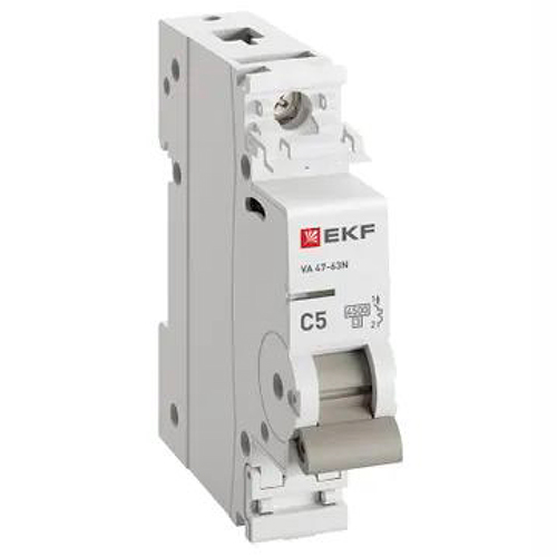 Автомат 1Р 5А C 4,5кА ВА47-63N EKF PROxima