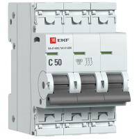 Автомат 3Р 50А C 6кА ВА47-63N EKF PROxima 