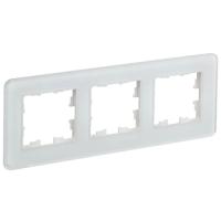 Брайт стекло белый рамка 3-ая универсально 