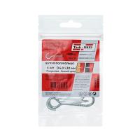 Шуруп полукольцо 4*30мм цинк 4шт