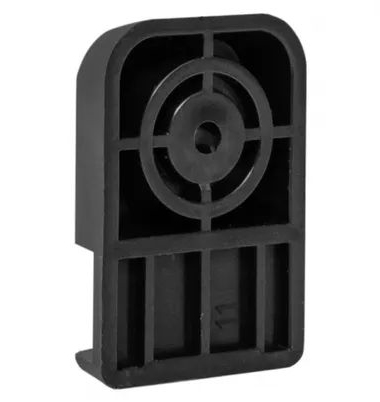 Площадка монтажная с отверстием 34*23мм 11мм черный EKF д/прям монтажа 100шт