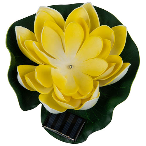 Светильник на солнечной батарее плавающий RGB + белый свет