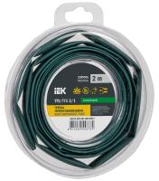 Трубка ТУТнг-LS 2/1мм зеленый 2м инд.упаковка IEK