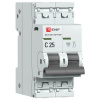 Автомат 2Р 25А C 6кА ВА47-63N EKF PROxima 