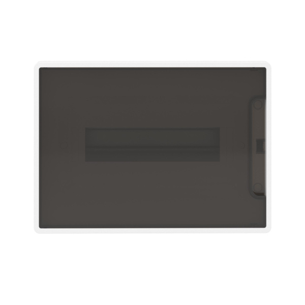 Бокс 12мод встраиваемый белый черная прозрачная дверь IP40 FRAME DKC