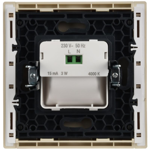 Фортепиано подсветка LED встраиваемая ваниль IEK
