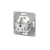 Атлас белый розетка скрытая 1-мест заземление быстрозажим. клем. IP20 