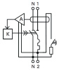 Дифавтомат 2Р 20А C тип AC 30мА 4,5кА 2мод АД12 EKF