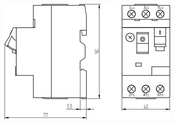 Автомат защиты двигателя 9-14А ПРК32 КЭАЗ