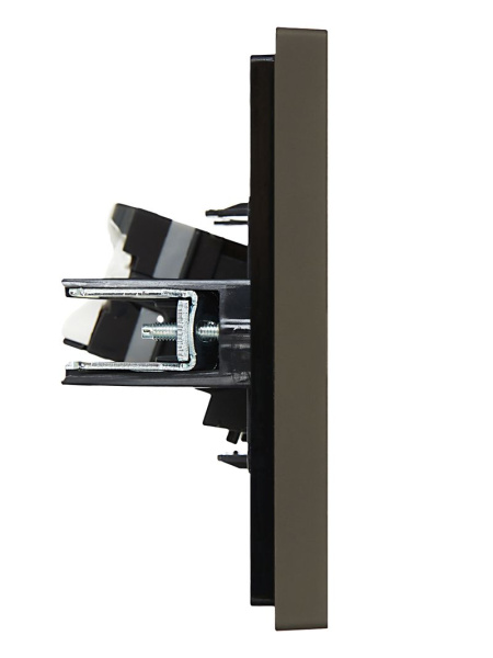 Фортепиано серый механизм RJ45 скрытая 1-ая 